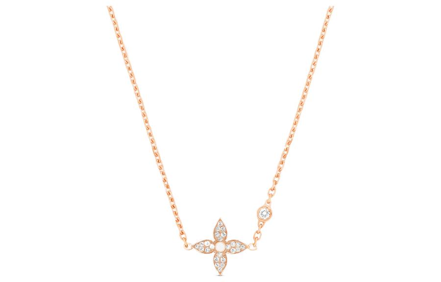 LOUIS VUITTON Idylle Blossom Pendant Pink Gold And Diamonds
