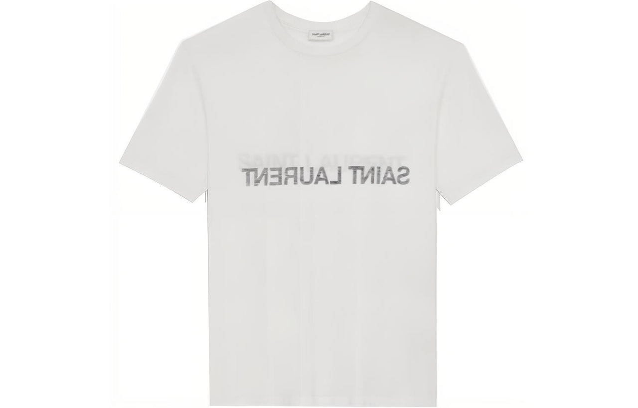 SAINT LAURENT Reverse Logo T Shirt