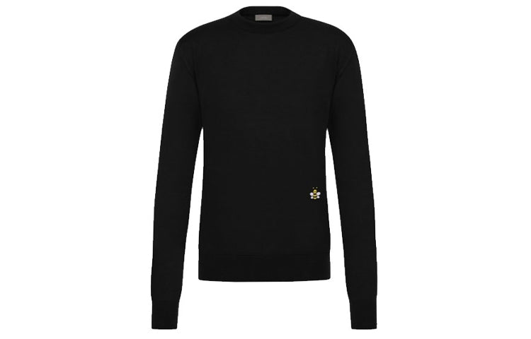 DIOR X Kaws Bee Logo Wool Knit Crewneck