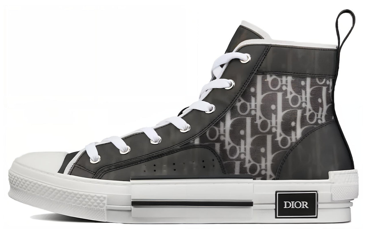 DIOR B23 High Black White Oblique