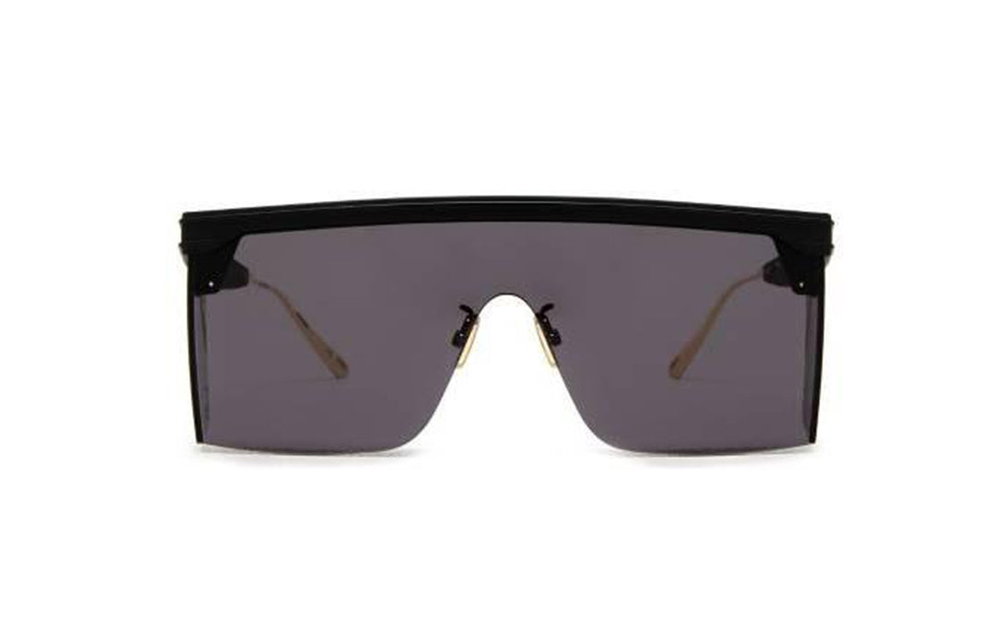 DIOR Irregular Shape Sunglasses Unisex Black