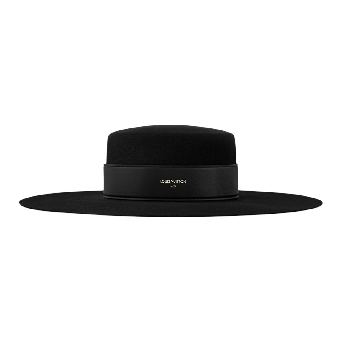 LOUIS VUITTON Felt Boxy Hat