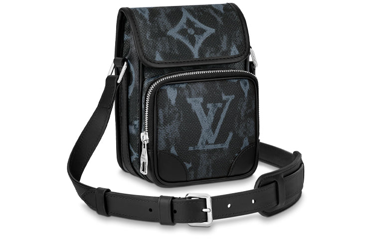 LOUIS VUITTON Monogram Pastel Noir Canvas Nano Amazon Messenger