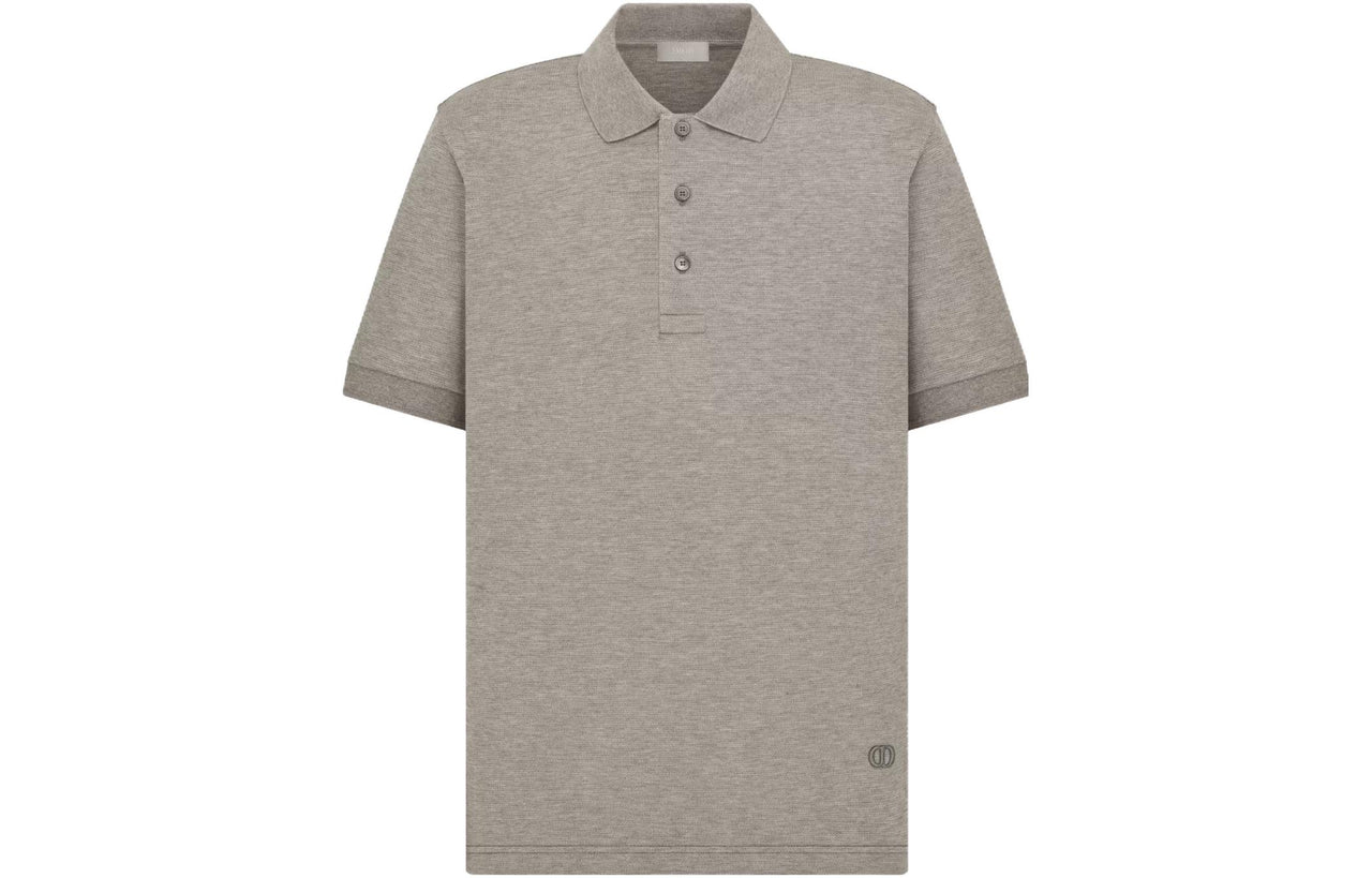 DIOR FW23 Polo Shirt Men's Gray