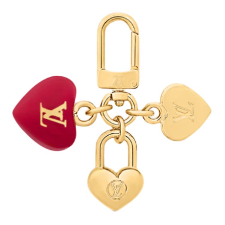 LOUIS VUITTON Micro Charms Heart Bag Charm
