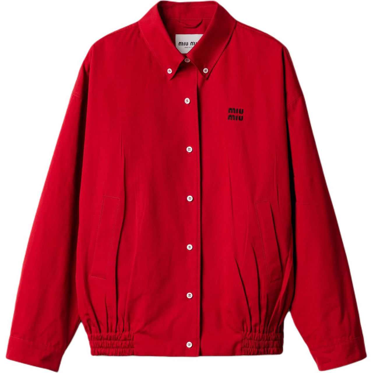 MIU MIU Poplin Bomber Jacket