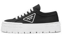 PRADA Low Top Stylish Skateboarding Shoes Women's Black