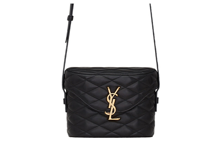 SAINT LAURENT Sheepskin Box Bag, Lunch Bag, Shoulder Bag, Crossbody Bag Regular Women's Black