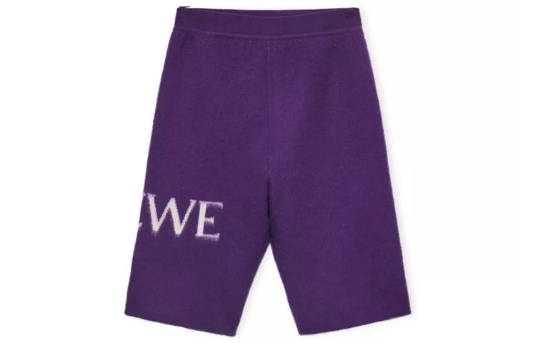 LOEWE SS23 Casual Shorts Women's Purple