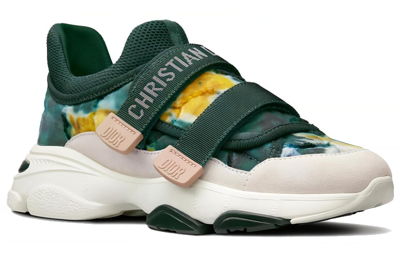 DIOR D-Wander Low-Top Casual Shoes Women's Pine Green