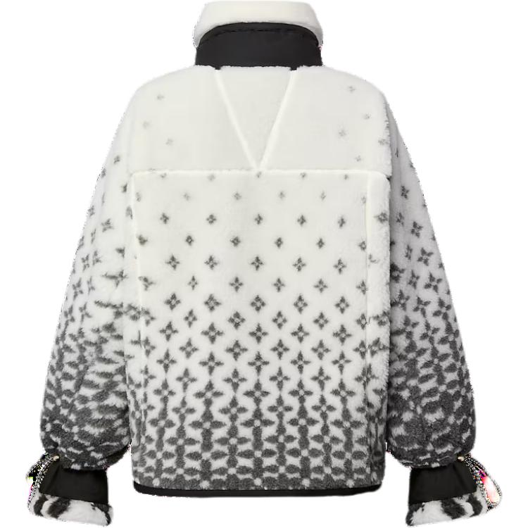 LOUIS VUITTON Ombré Monogram Fleece Jacket