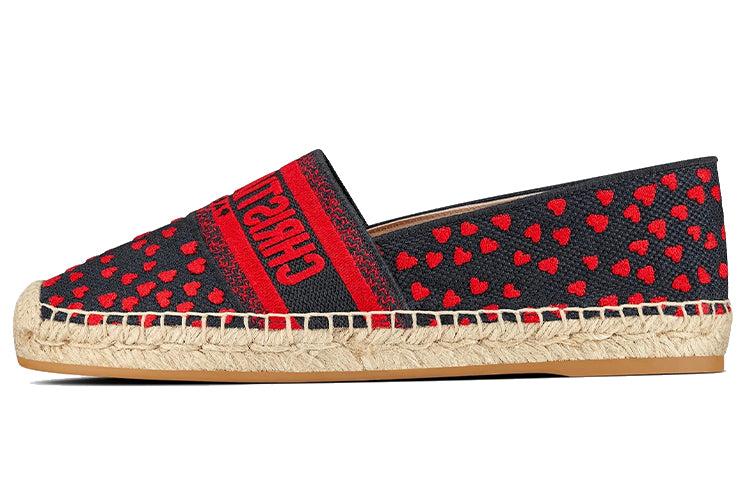 DIOR Granville Casual Single Shoes Women's Blue Red