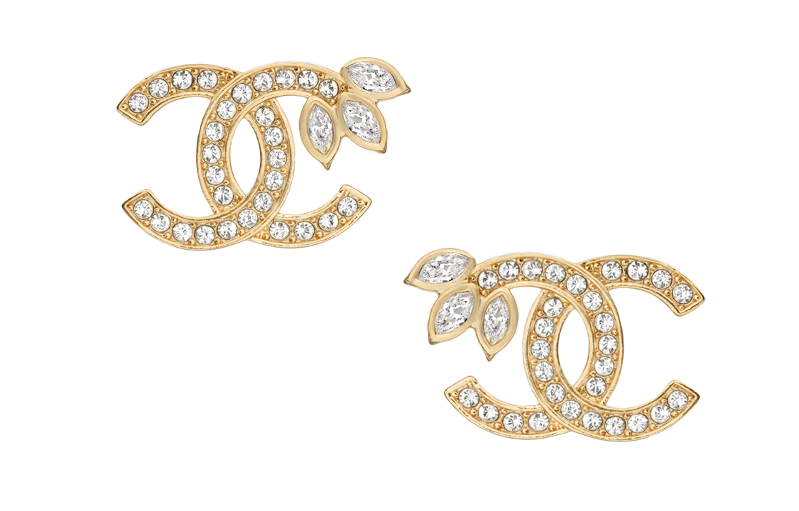 CHANEL Stud Earrings Women's