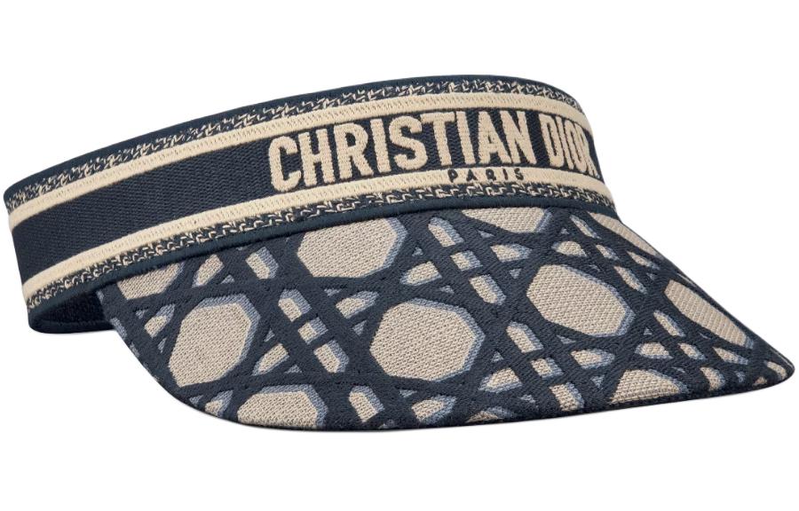 DIOR Cotton, Polypropylene Fiber Sun Protection Hats Women's Gray