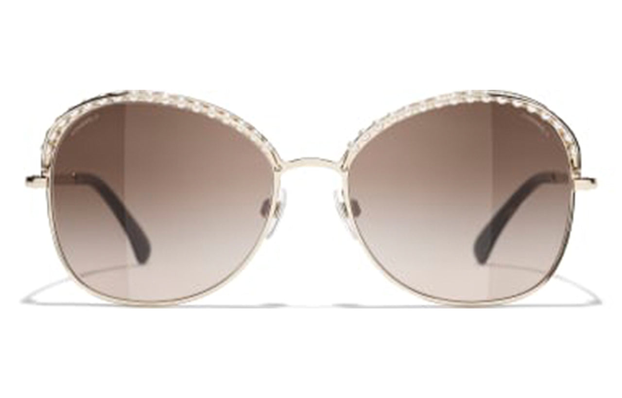 CHANEL Sunglasses Women's Gold