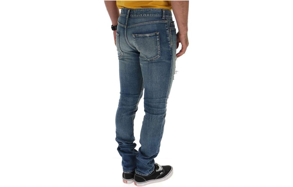 SAINT LAURENT Jeans Men Blue