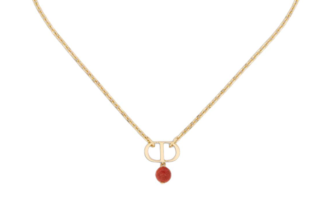 DIOR Metal Necklaces Women's Gold