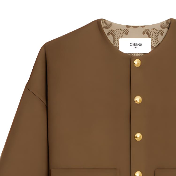 CELINE Cardigan In Wool Cloth