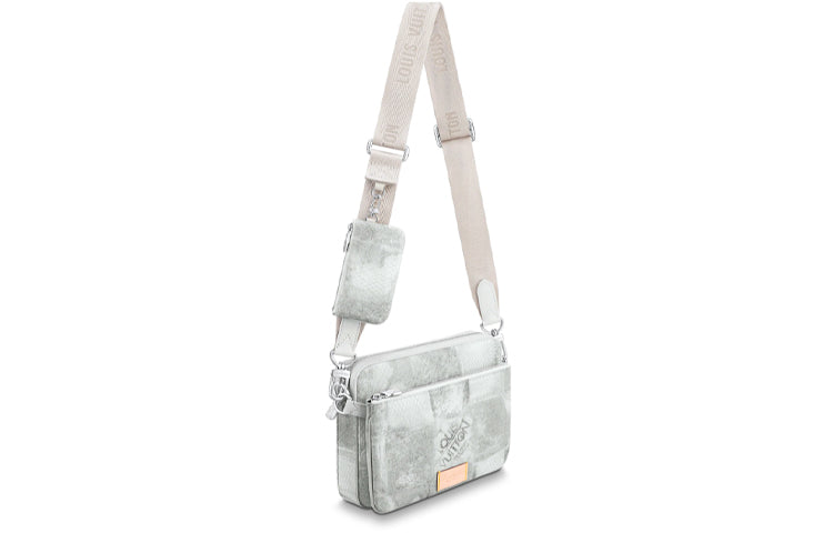 LOUIS VUITTON Trio Messenger Damier Salt Stone Grey