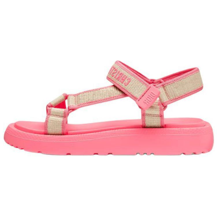 DIOR DIORIVIERA Wave Strap Sandals Women's Pink