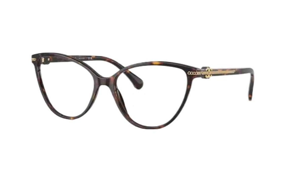 CHANEL Acetate Butterfly Eyeglass Frames Women's Tortoiseshell
