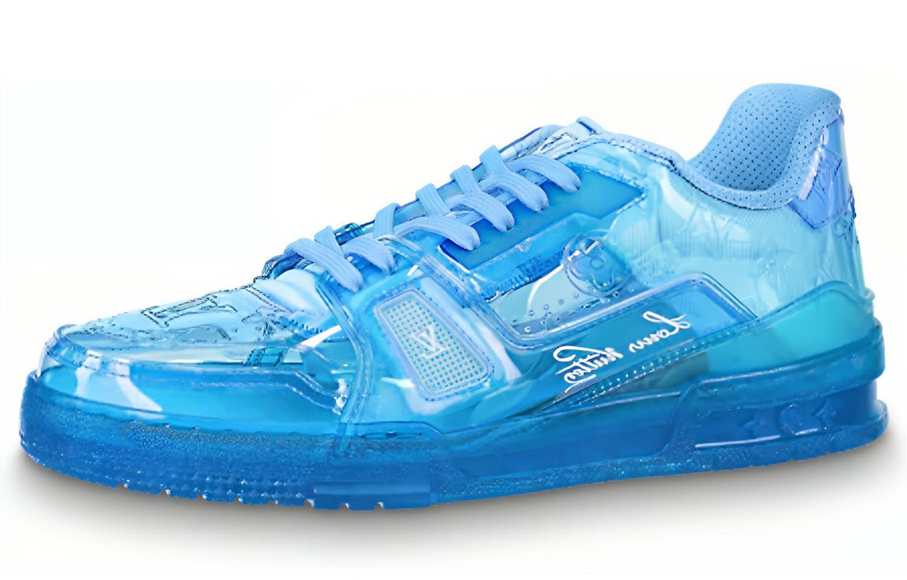 LOUIS VUITTON Trainer Sneakers 'Blue PVC'