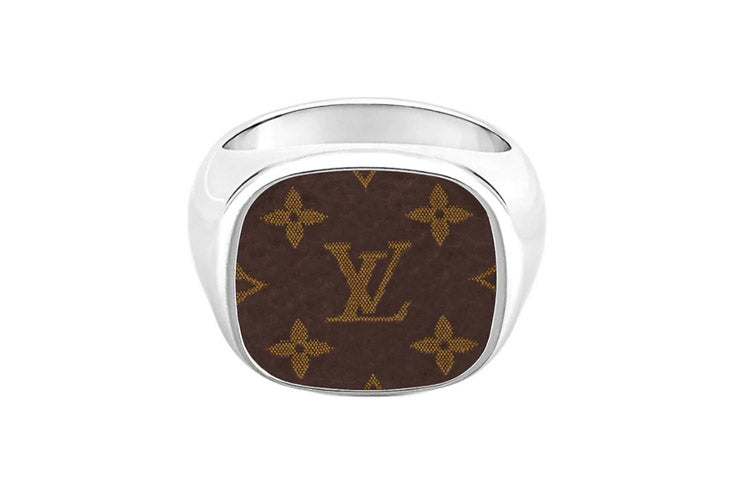 LOUIS VUITTON MONOGRAM LOCK SIGNET Rings Men