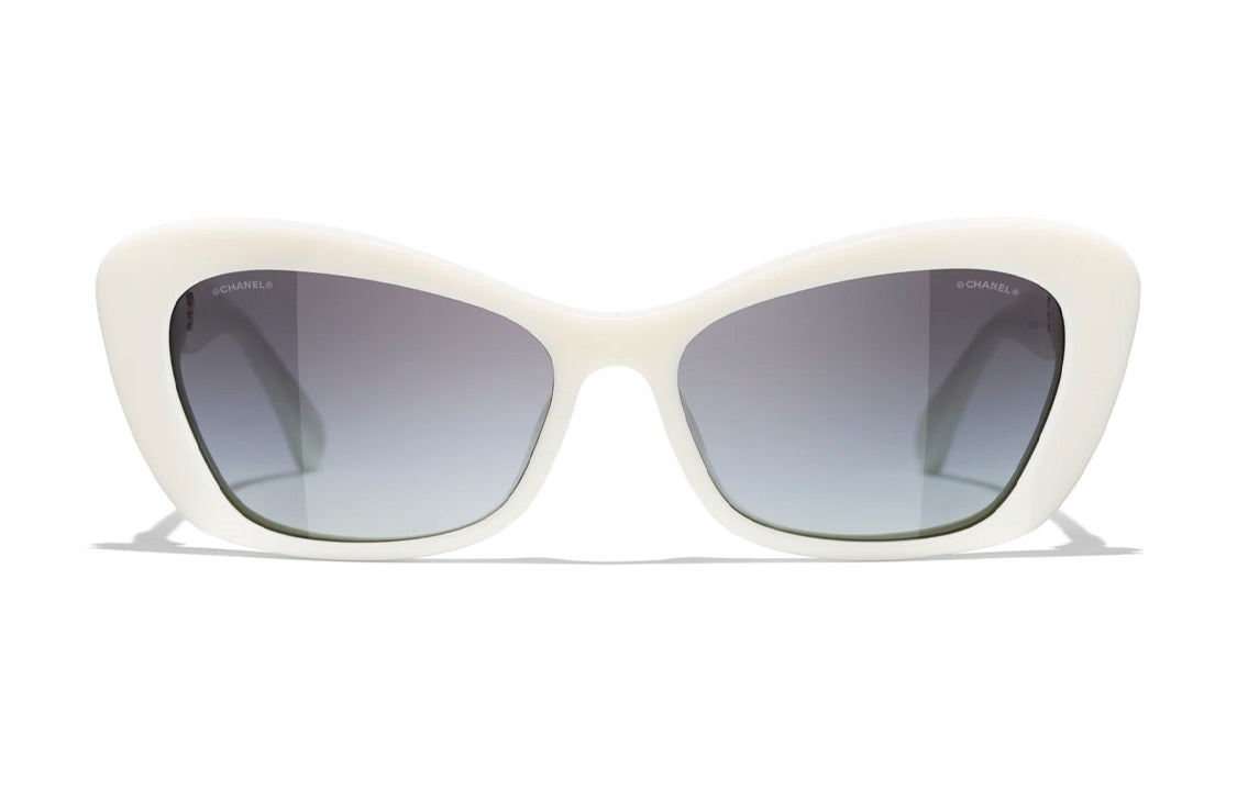 CHANEL Plate Frame Butterfly Sunglasses Unisex