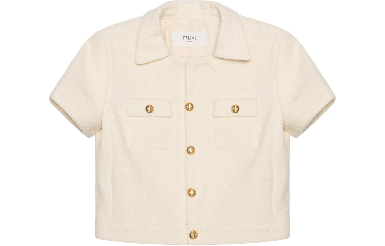 CELINE Jackets Women's Pink Chalk White