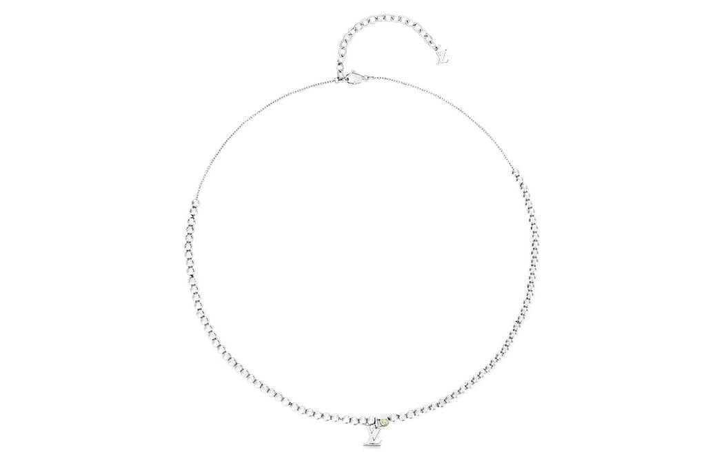 LOUIS VUITTON Necklaces Unisex Silver