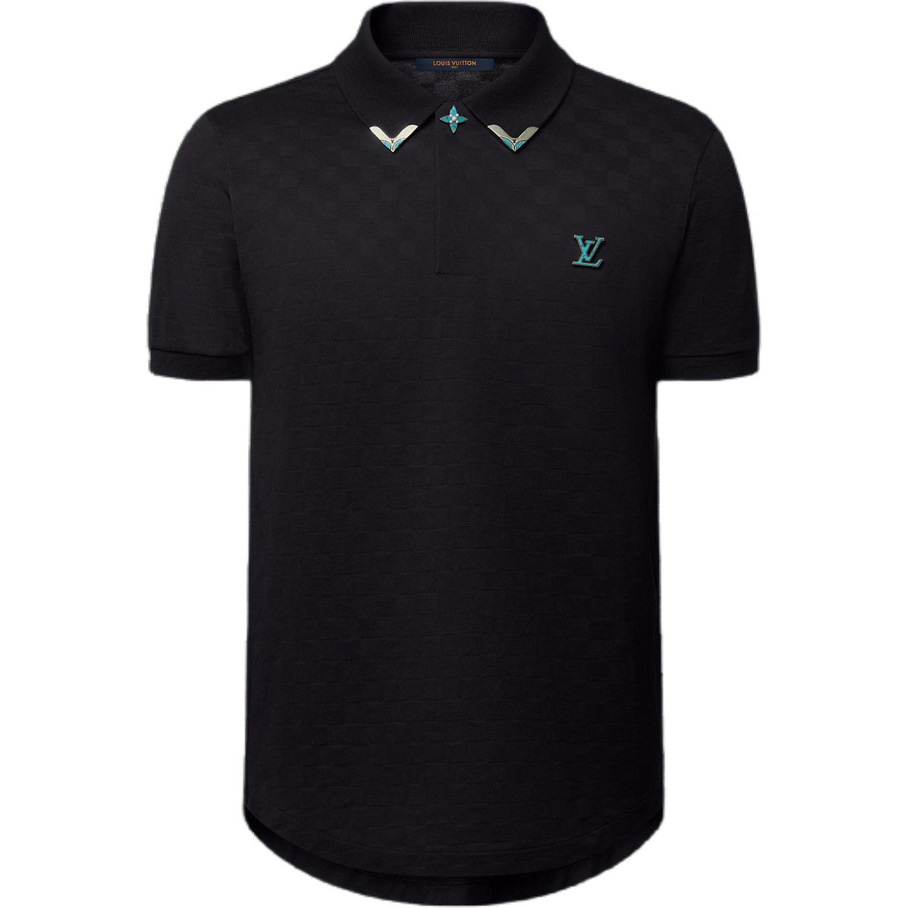 LOUIS VUITTON FW24 Polo Shirt Men's Black