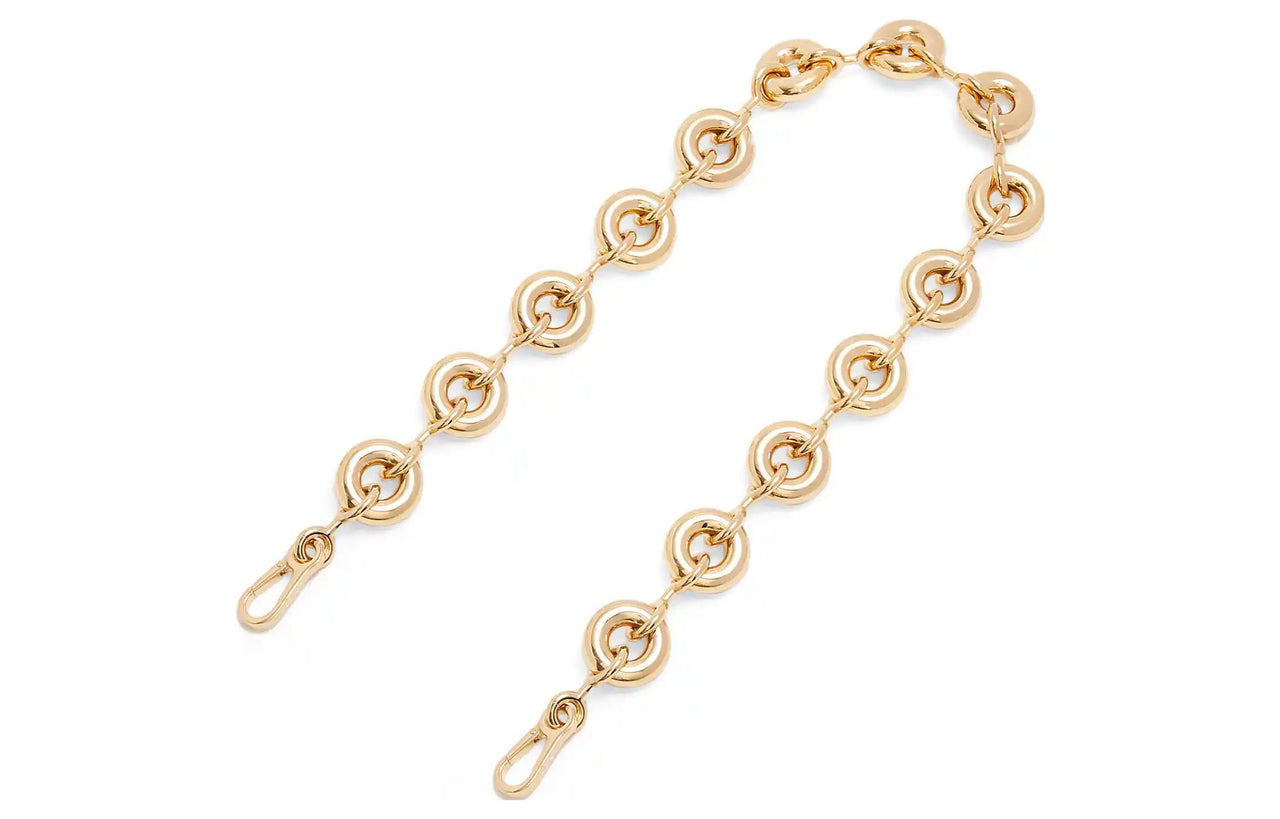 LOEWE Stainless Steel Bag Strap Women's Gold