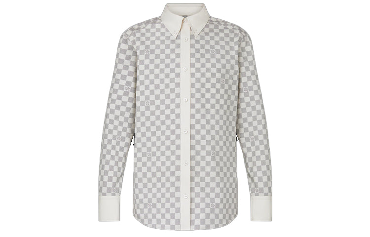 LOUIS VUITTON New Quarterly Products Of LV Shirts Women's Gray