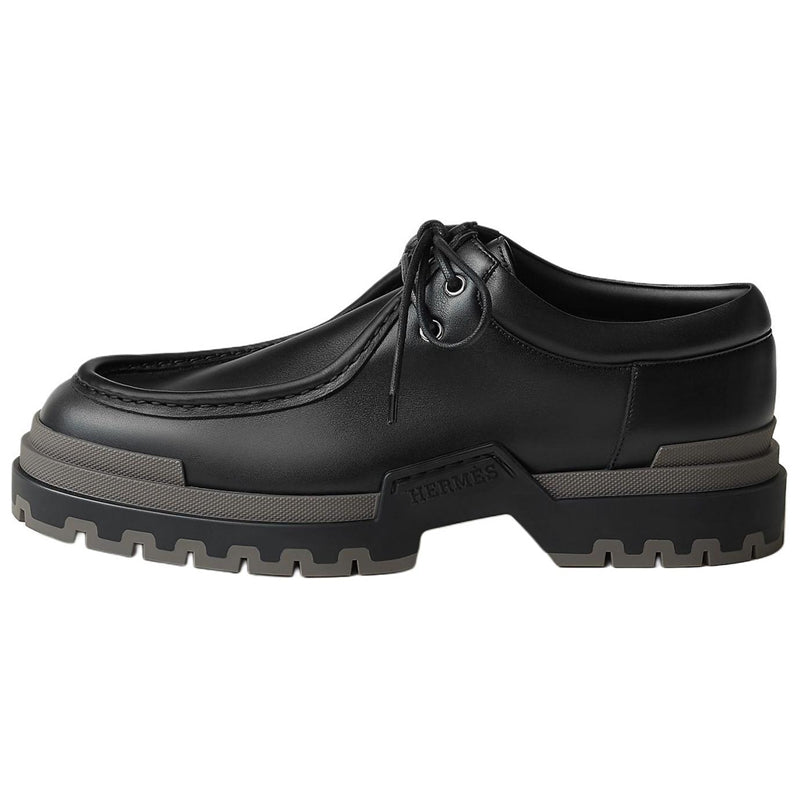 HERMES Jason Casual Shoes Men's Black