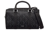 DIOR Lingot Diamond Pattern Canvas With Leather Handbag, Shoulder Bag, Crossbody Bag, Travel Bag Men's Black