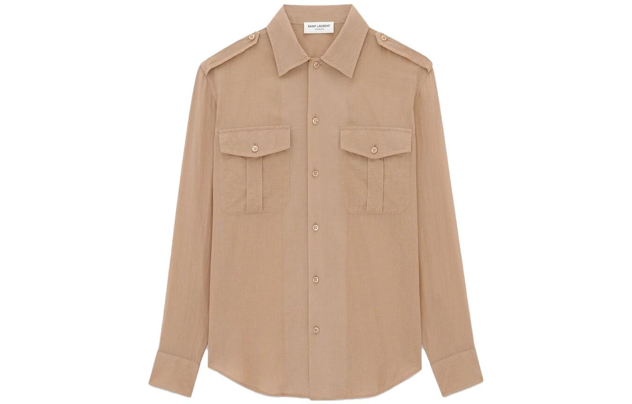 SAINT LAURENT Buttoned Long Sleeved Shirt
