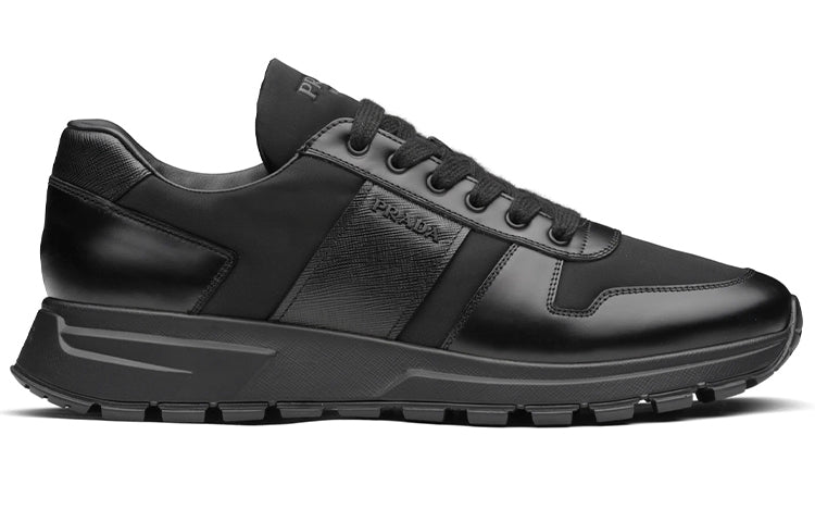 PRADA PRAX 1 Shock Absorbers Slip Resistant, Abrasion Resistant, Breathable Low Top Casual Shoes Men's Black