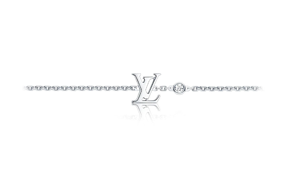 LOUIS VUITTON Idylle Blossom Lv Bracelet White Gold And Diamond