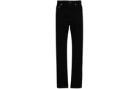 SAINT LAURENT Button Detailed Straight Leg Jeans
