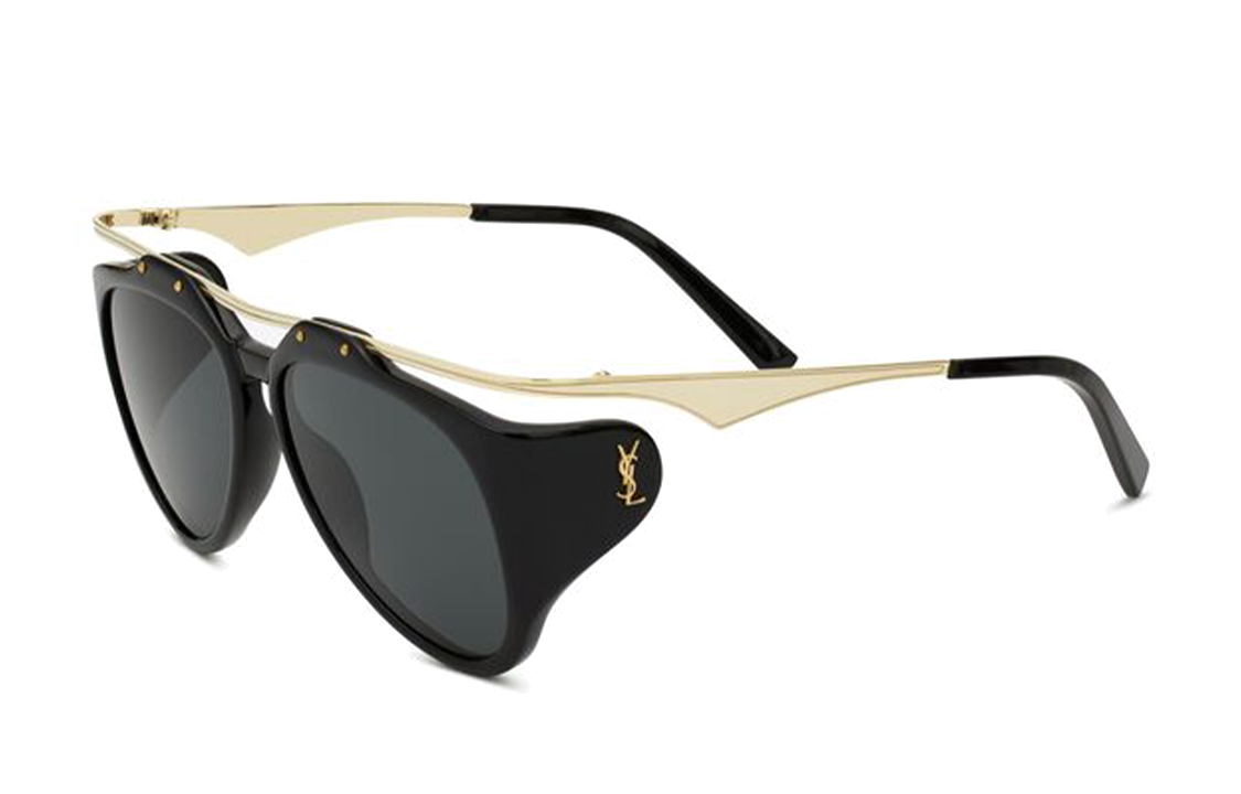 SAINT LAURENT Amelia Aviator Sunglasses