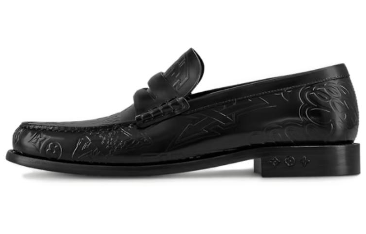 LOUIS VUITTON Loafers Men's Black