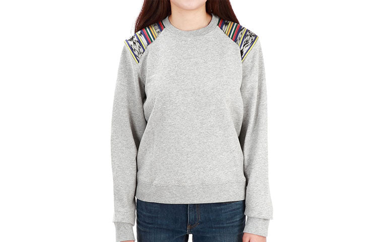 SAINT LAURENT Sweatshirts Women's Gray