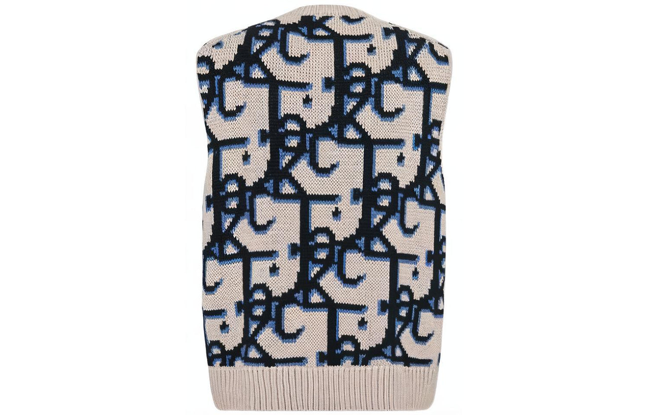 DIOR X Cactus Jack Oversized Sleeveless Sweater