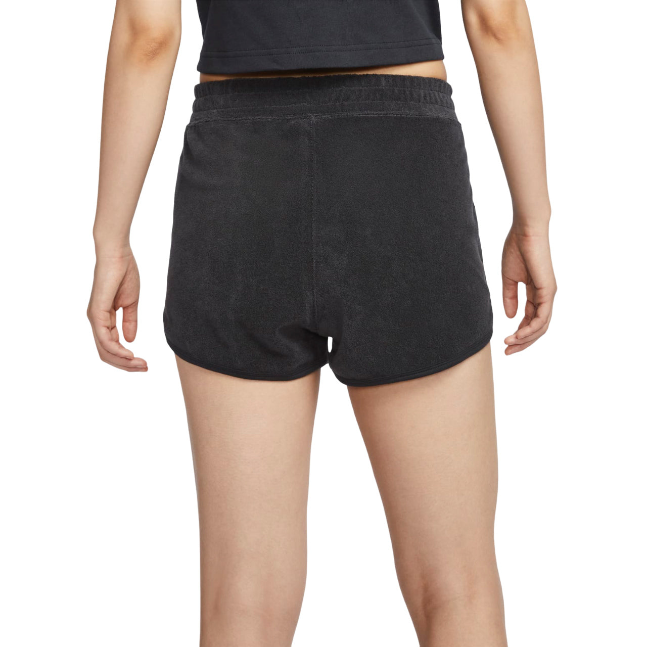 (WMNS) NikeCourt Heritage Mid-Rise French Terry Tennis Shorts Asia Sizing 'Black' FQ2283-010