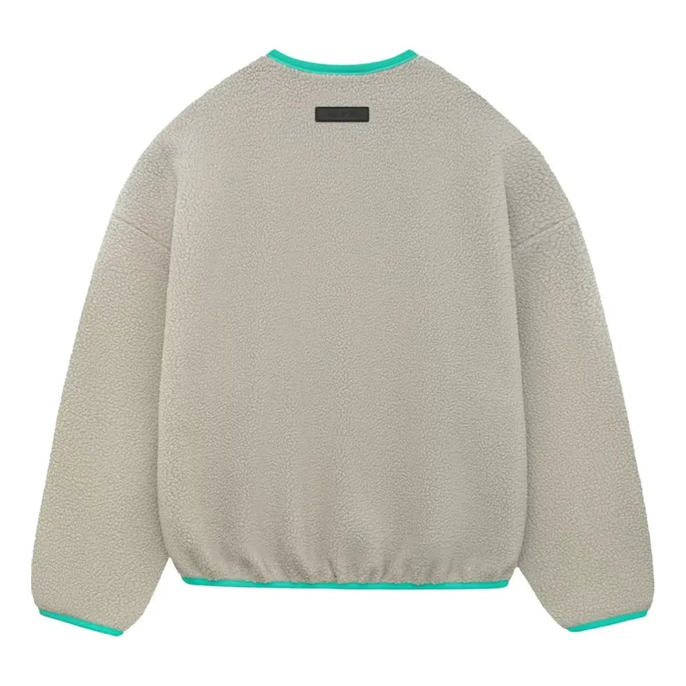 Fear of God Essentials SS24 Polar Fleece Crewneck 'Seal' 192SP244705F