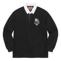 Supreme x Burberry Rugby Polo 'Black White' SUP-SS22-130