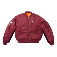 Supreme x Bounty Hunter MA-1 Jacket 'Burgundy Black White' SUP-FW23-110