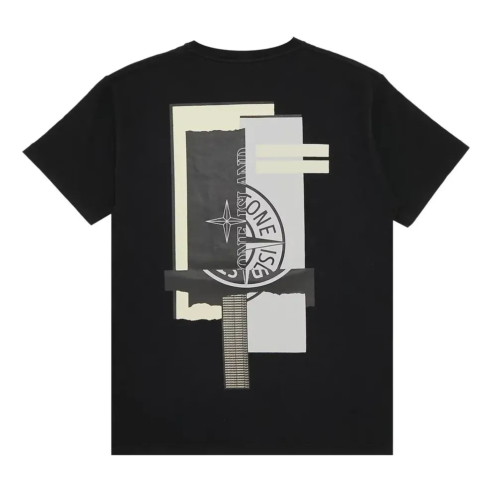 STONE ISLAND Logo T-shirt 'Black' 75152NS83-V0029