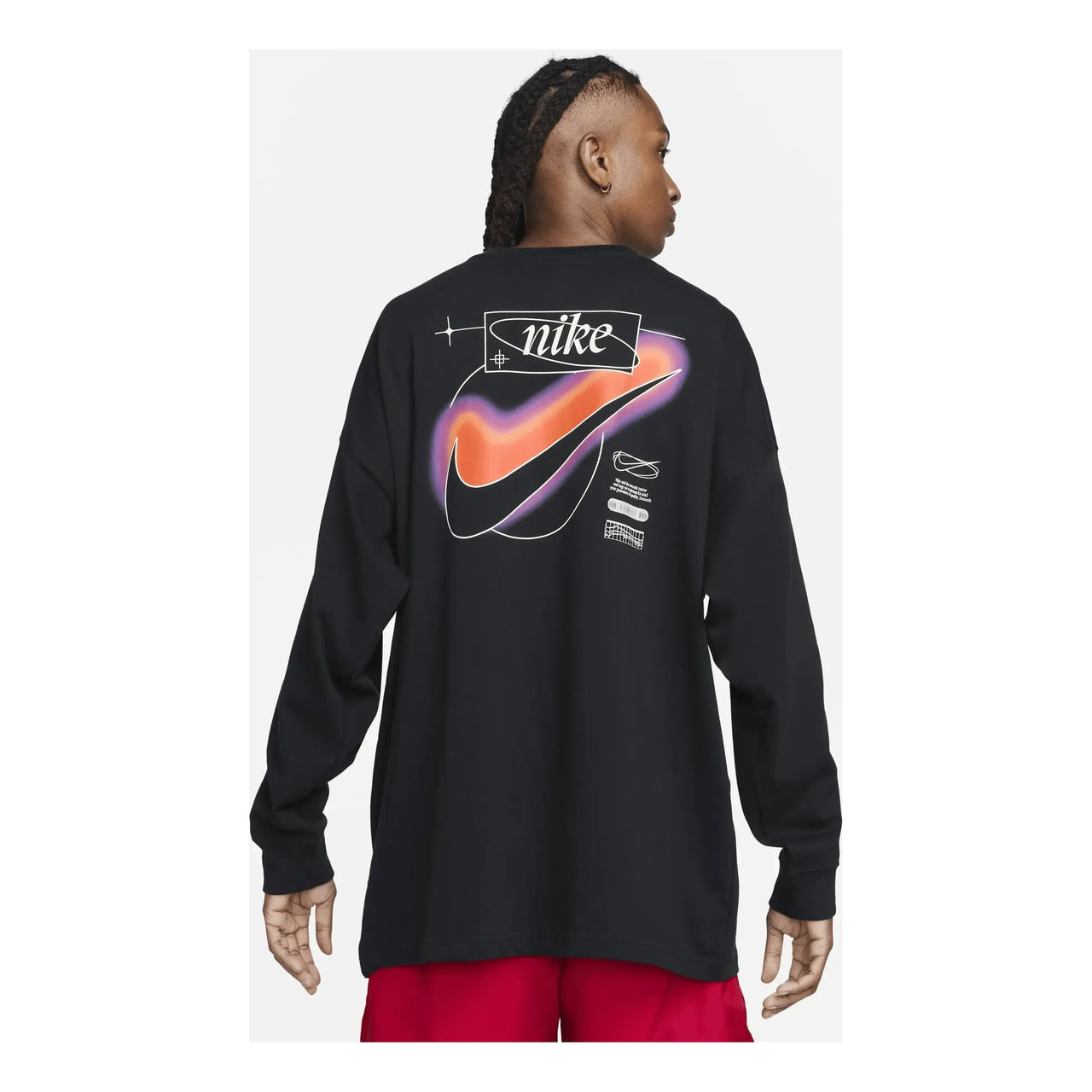 Nike Sportswear Long-Sleeve T-shirt 'Black' FD1312-010
