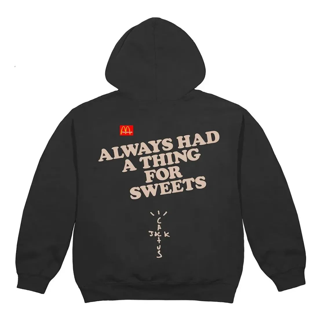 Travis Scott x McDonald's Apple Pie Hoodie 'Washed Black' TC-499